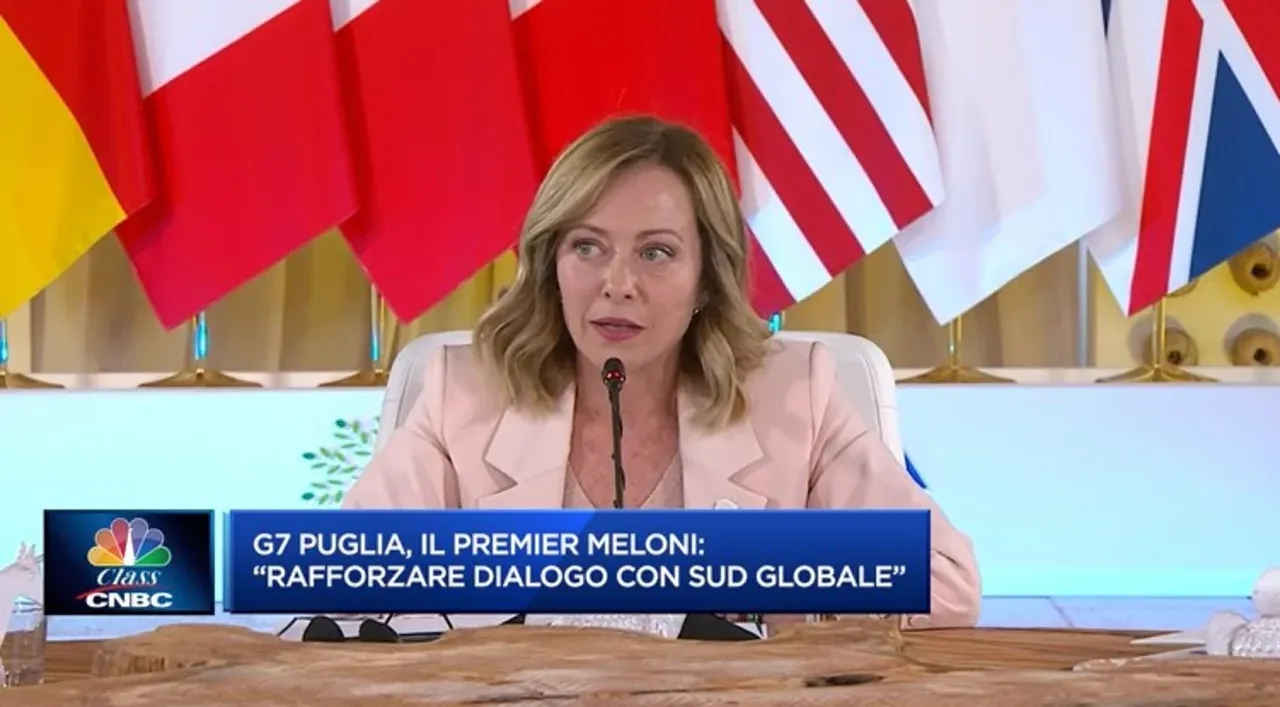 Meloni: “Il G7 non è una fortezza chiusa, rafforzare il dialogo con le nazioni del sud globale”