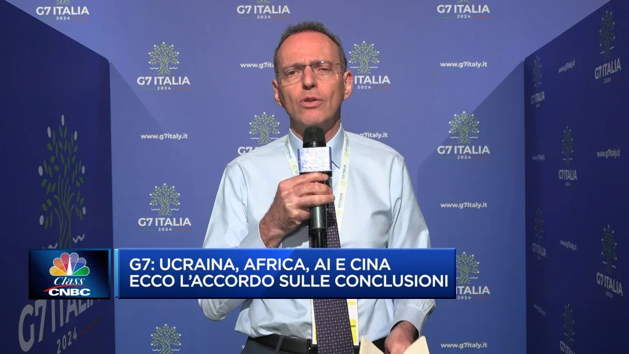 G7: Ucraina, Africa, AI e Cina. Ecco l'accordo sulle conclusioni
