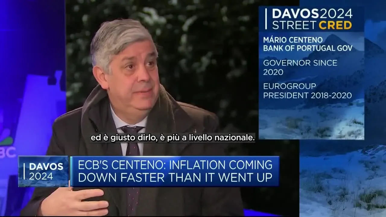 Davos, è sfida tra falchi e colombe Bce: le rassicurazioni di Mario Centeno