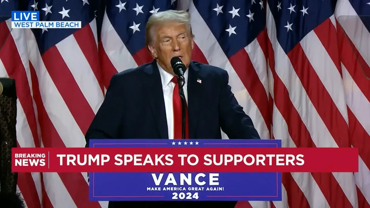 Donald Trump rivendica la vittoria contro Kamala Harris: "Questa sarà l’età dell’oro dell’America”