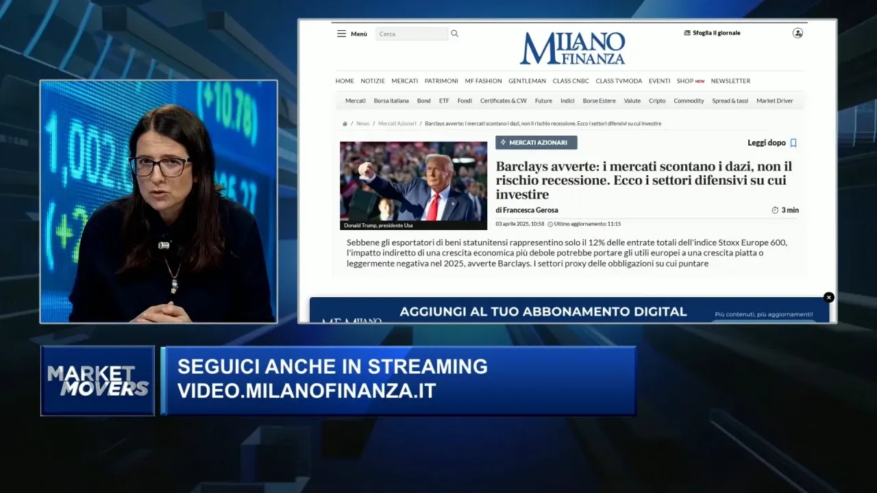 Rischi di recessione negli Stati Uniti e stagnazione in Europa