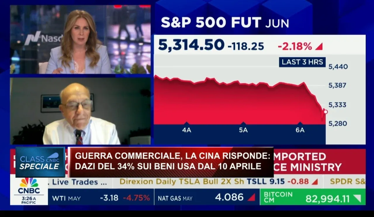 Borse ko, Milano -7%: la Cina mette dazi del 34% sui beni Usa. Siegel: la Fed dovrà tagliare i tassi