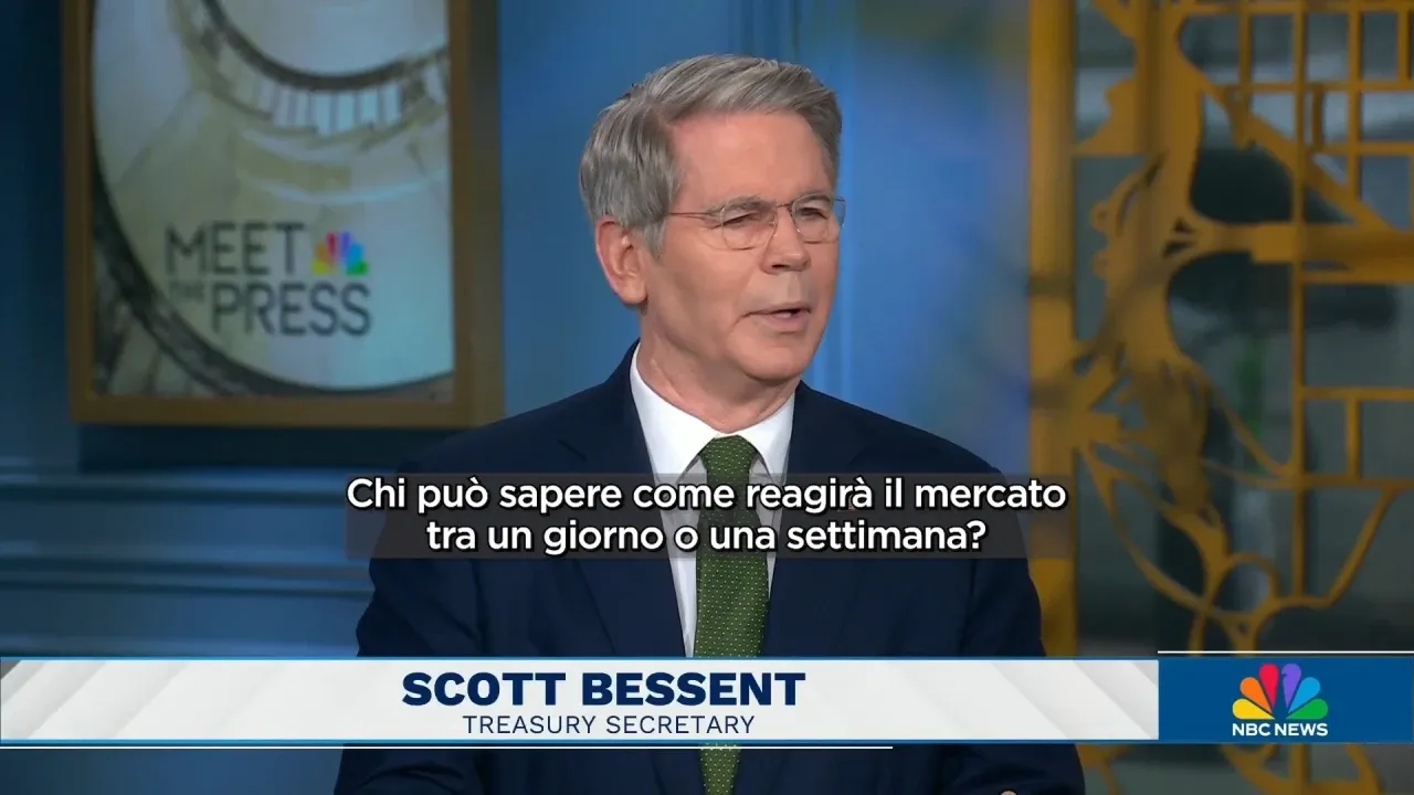 Borse globali ko, il Segretario al Tesoro Usa Bessent: “Processo di aggiustamento, manterremo la rotta”