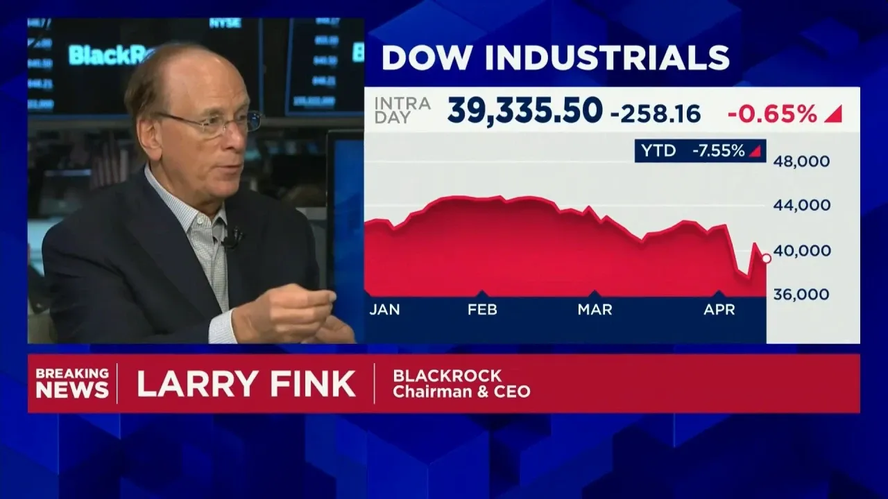 Fink: economia Usa molto vicina alla recessione
