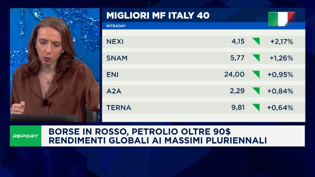 Borse oggi in diretta | Il Ftse Mib chiude in rosso (-1%), giornata negativa per tutta Europa. StM maglia nera, sale Nexi