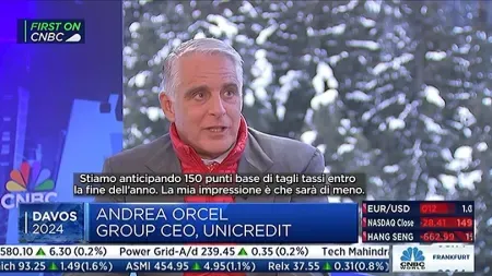 Bce, per Andrea Orcel (Unicredit) i mercati sono troppo ottimisti sul taglio dei tassi