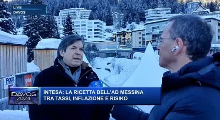 Davos 2024, Messina (Intesa Sanpaolo): con tassi più bassi faremo più utili