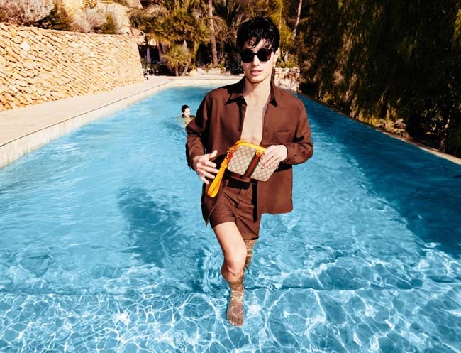 La collezione Gucci Lido (courtesy Gucci/Anthony Seklaoui)