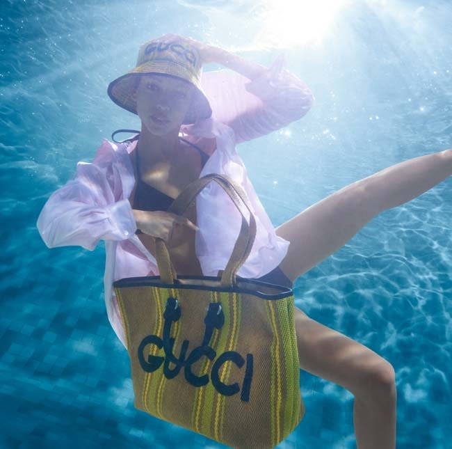 La collezione Gucci Lido (courtesy Gucci/Anthony Seklaoui)