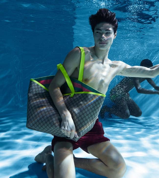 La collezione Gucci Lido (courtesy Gucci/Anthony Seklaoui)