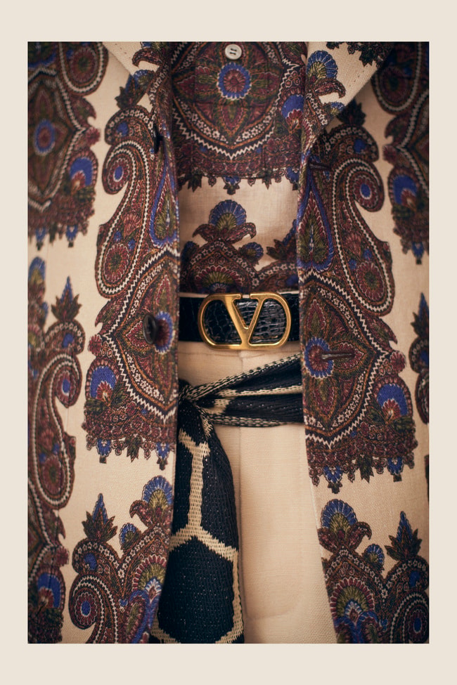 Una cintura Valentino by Alessandro Michele «Avant les débuts» spring 2025 (courtesy Valentino) 