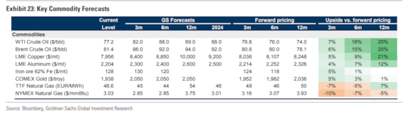 Materie prime, perch&eacute; Goldman Sachs prevede che nel 2024 renderanno il 21%