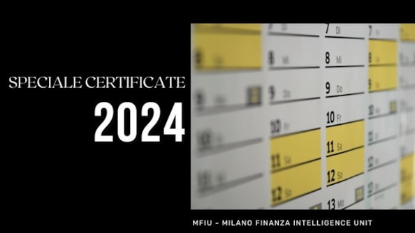 Certificati, anno da incorniciare