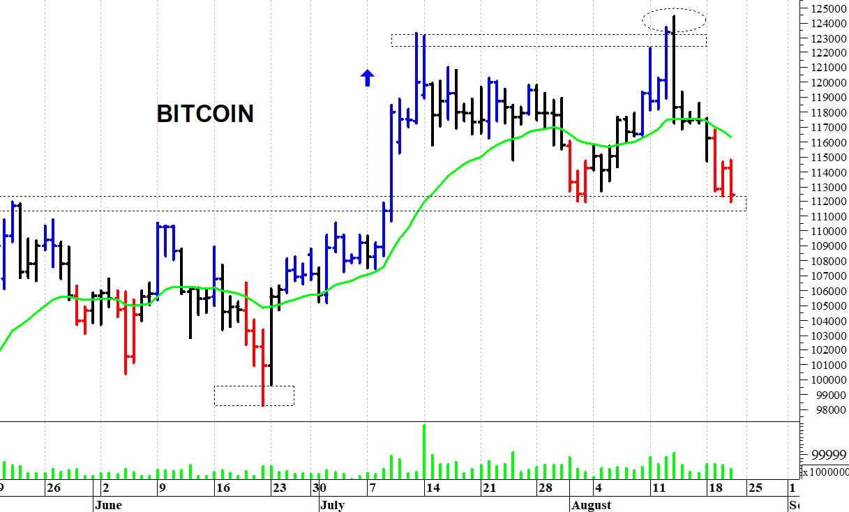 Bitcoin ($): supporto in area 112.500-112.000$