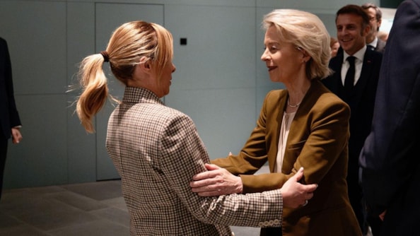 Giorgia Meloni e Ursula von der Leyen