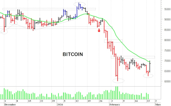 Bitcoin ($): un veloce rimbalzo tecnico