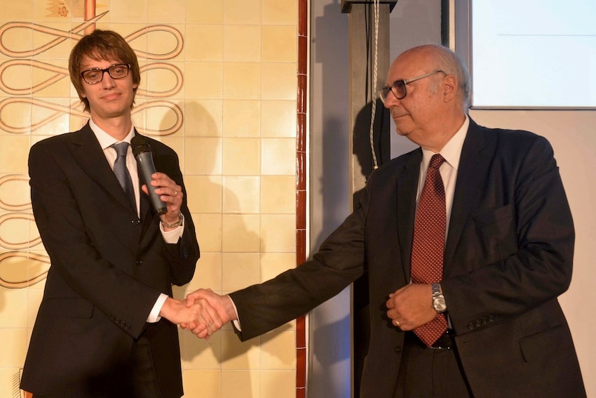 Marco Ruini, ceo di Bomi, con il padre Giorgio, presidente