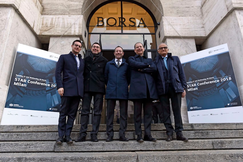 da sinistra Matteo Tunioli, Nicolo' Tomassoli, Guido Greco, Roberto Tunioli, Roberto Megna