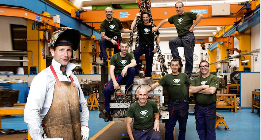 La squadra di pressofusione di Costamp Group