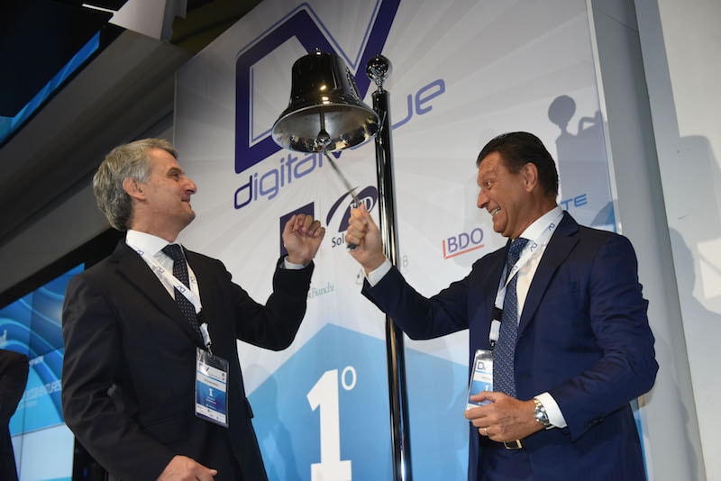 Massimo Rossi e Carlo Brigada, maggiori azionisti e responsabili operativi di Digital value che ha esordito ieri in borsa