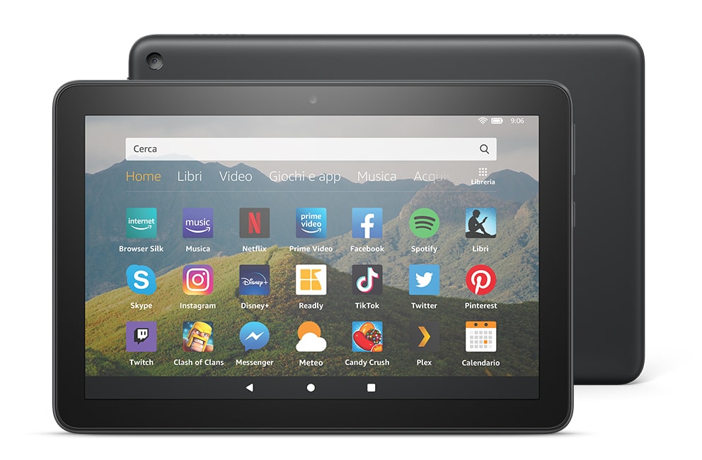 Amazon potenzia il tablet Fire HD 8