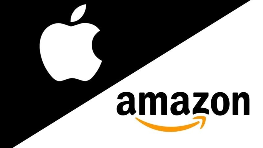 Chi arriverà prima a 100 miliardi in tre mesi, Apple o Amazon?