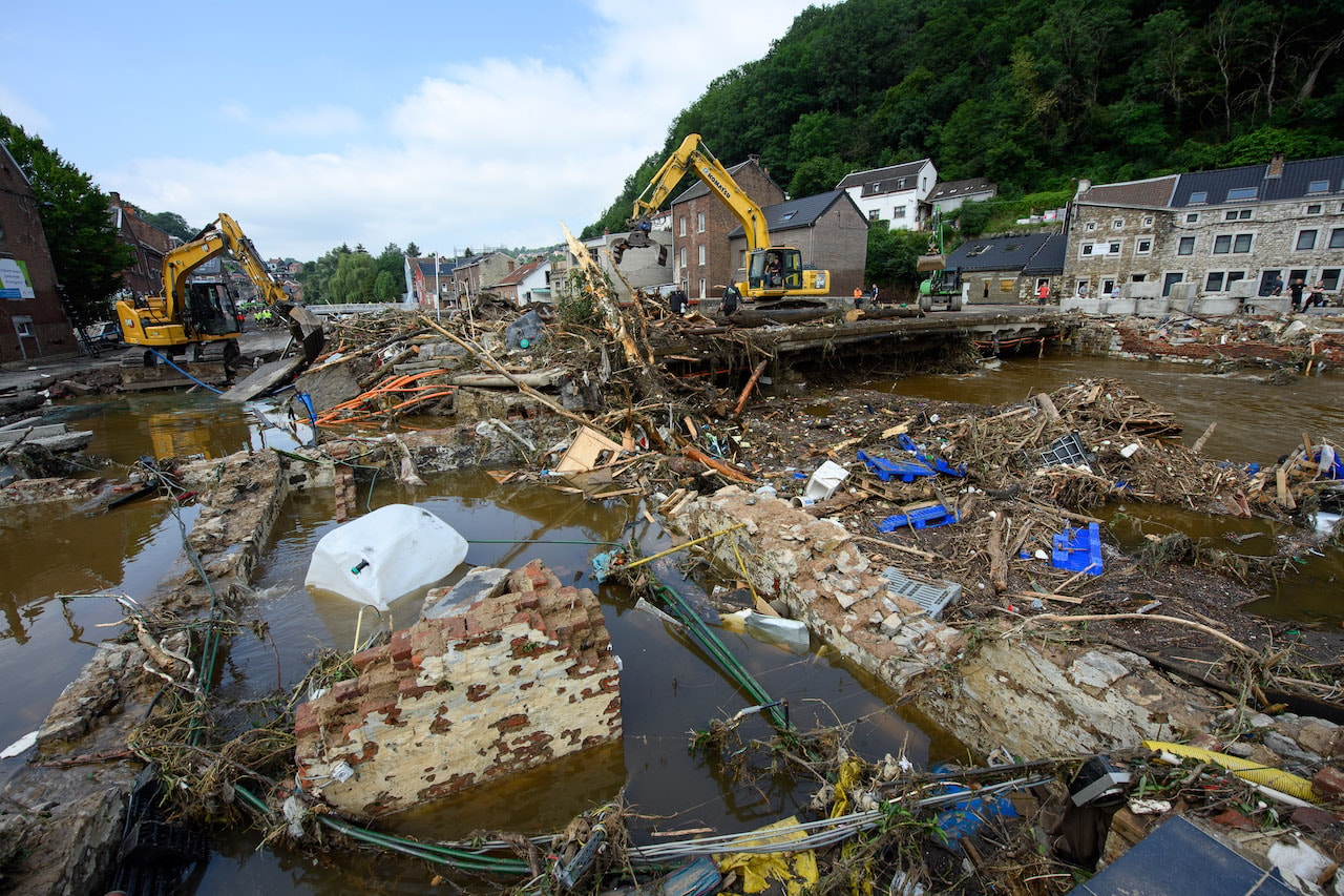 Alluvione in Belgio dello scorso luglio