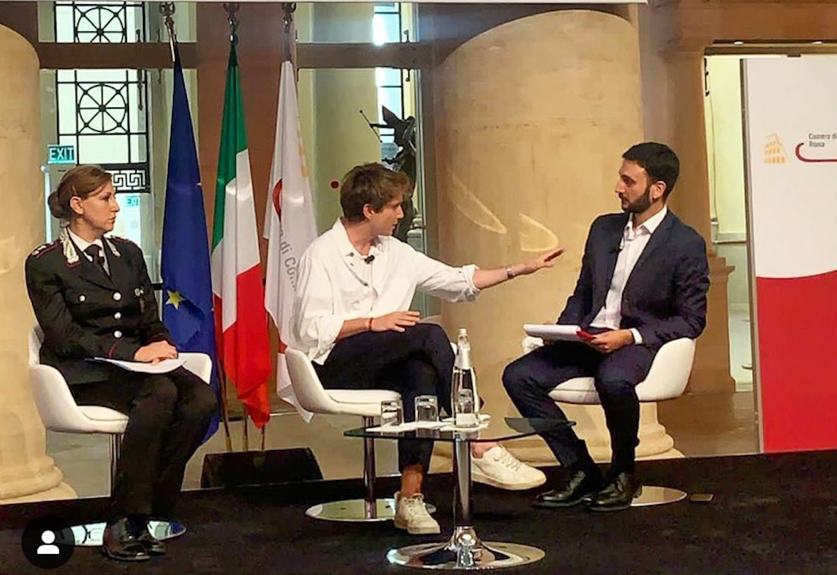 Matteo Ward al W20 Rome summit (courtesy, @matteo.ward)