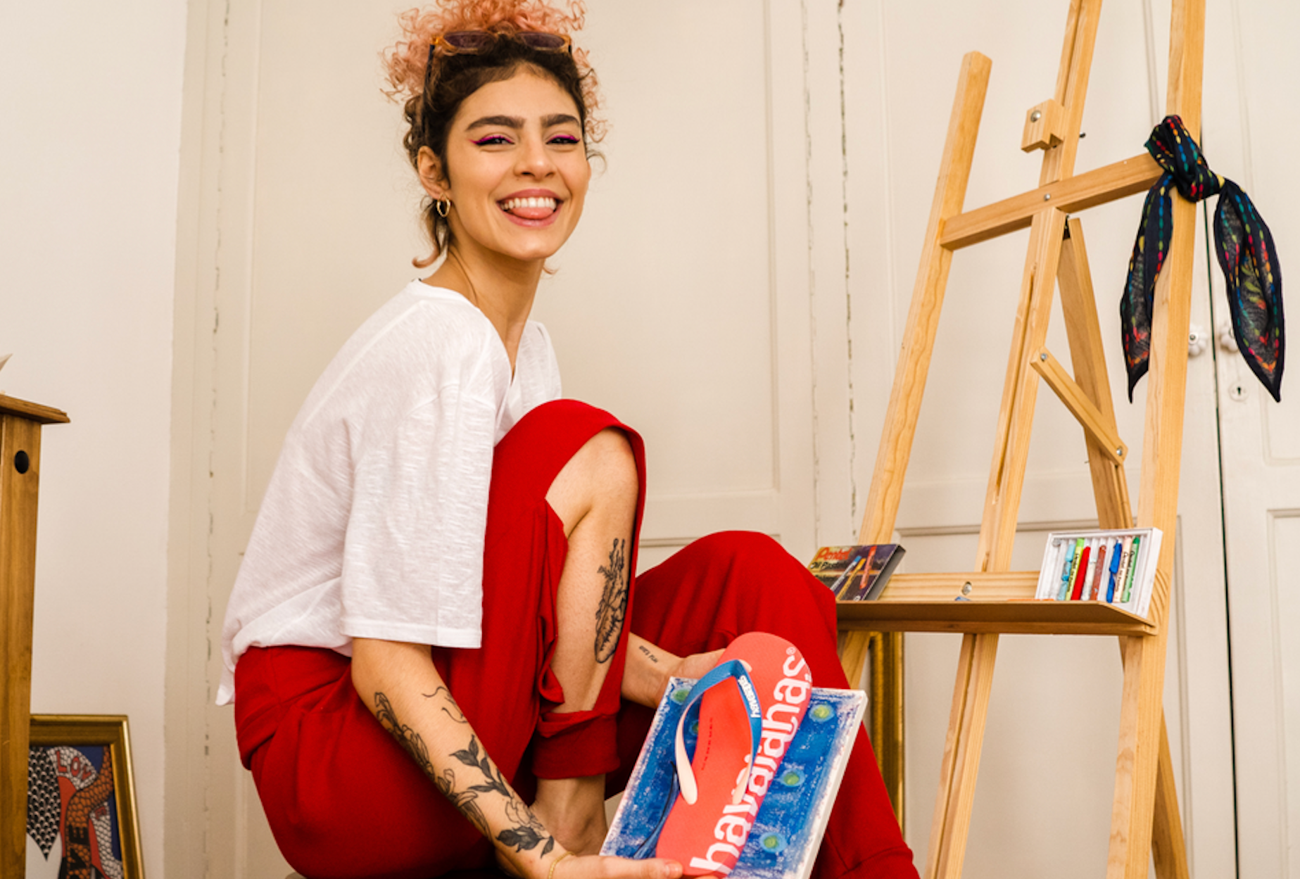 Un'immagine dal sito web Havaianas 