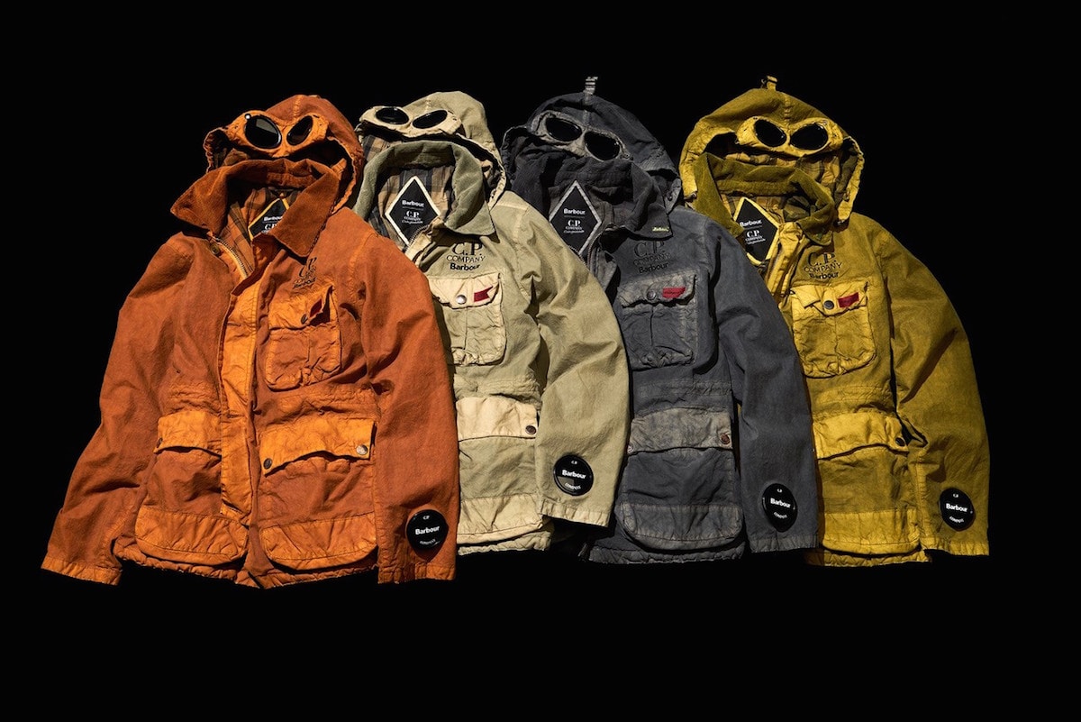 La limited edition della giacca Mille di C.p. company e Barbour