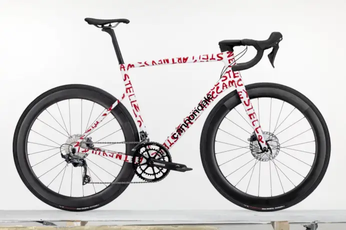 Un modello di Stella Shared 3 x Cannondale disegnato da Ed Curtis (courtesy of Stella McCartney)