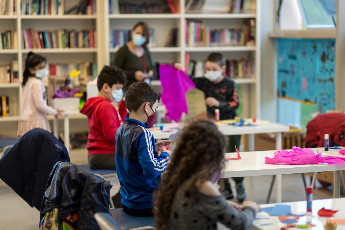 Un'immagine del progetto di Safilo con Save the children (credits: Francesco Alesi)