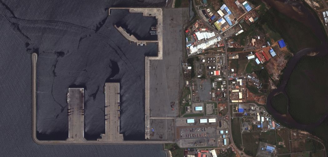 Il porto di Bata, Guinea equatoriale
