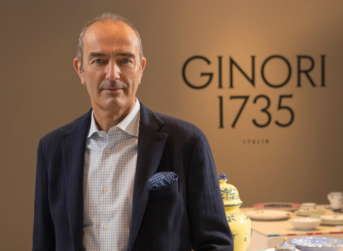 Alain Prost, chairman and ceo of Ginori 1735