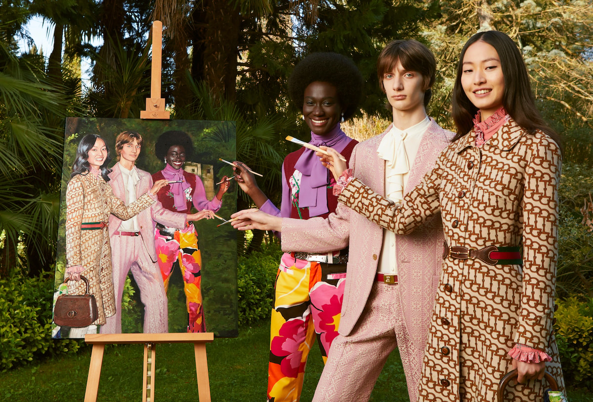 Una campagna Gucci Vault