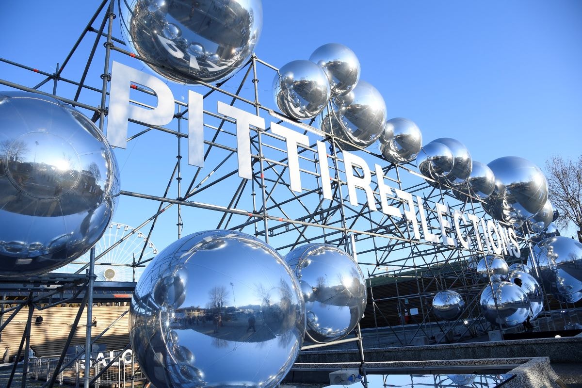 The set-up of Pitti uomo 101