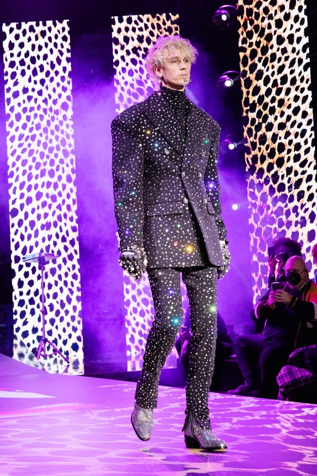 Machine Gun Kelly at the Dolce&Gabbana fall-winter 2022/23 show