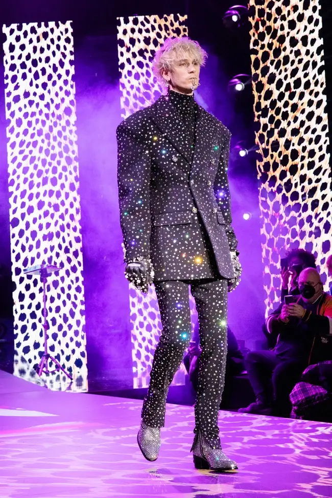 Machine Gun Kelly at the Dolce&Gabbana fall-winter 2022/23 show