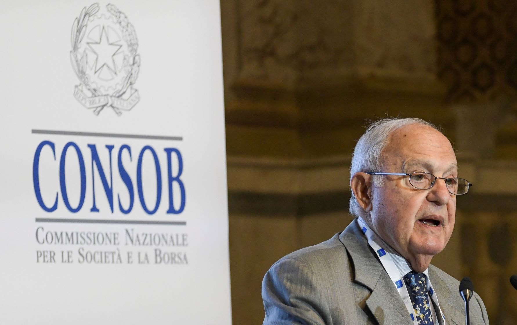 Paolo Savona, presidente Consob