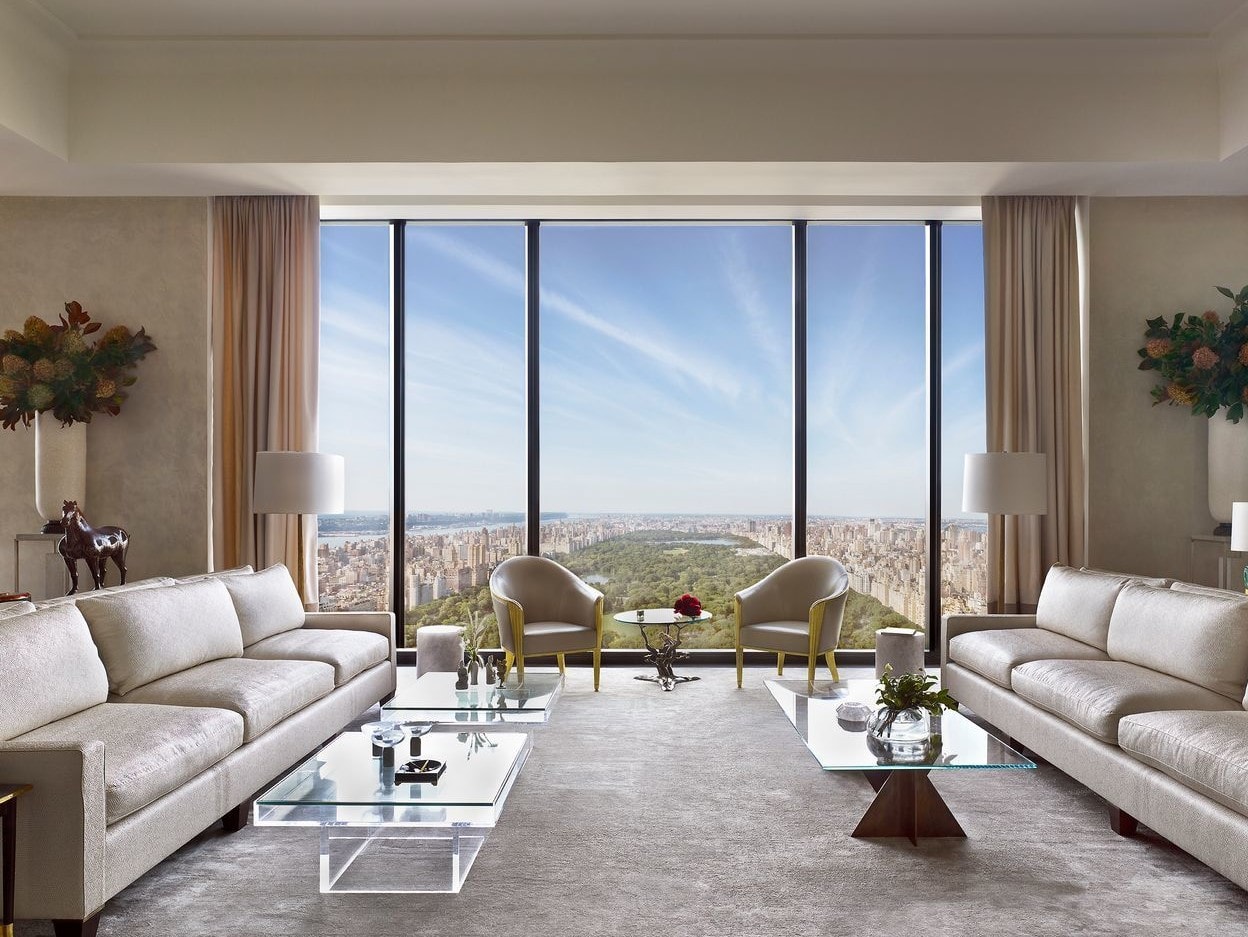 un appartamento del condominio di super lusso al 111 West 57th Street di New York