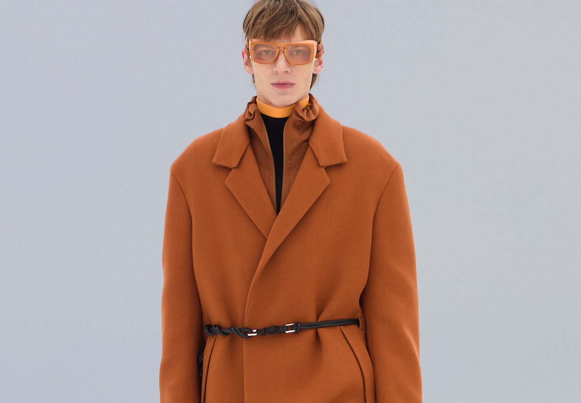 A f-w 2022/23 look by Zegna