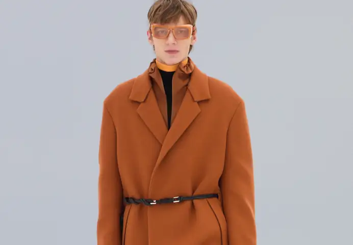 A f-w 2022/23 look by Zegna