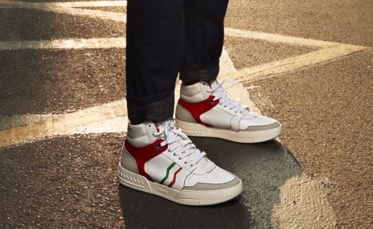 La sneaker Basket 90, co-lab tra Missoni e Acbc (courtesy, Missoni) 