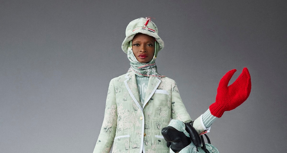 A pre-fall 2021 Thom Browne's look 