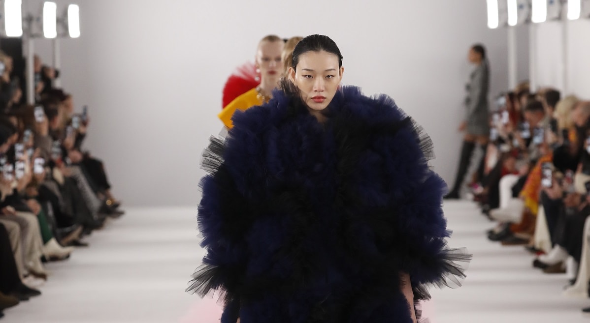 A moment of Carolina Herrera show 
