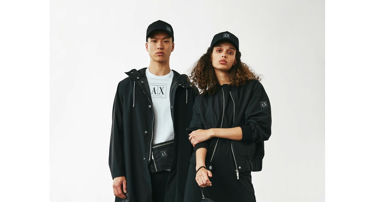 Two A|X Armani exchange looks 