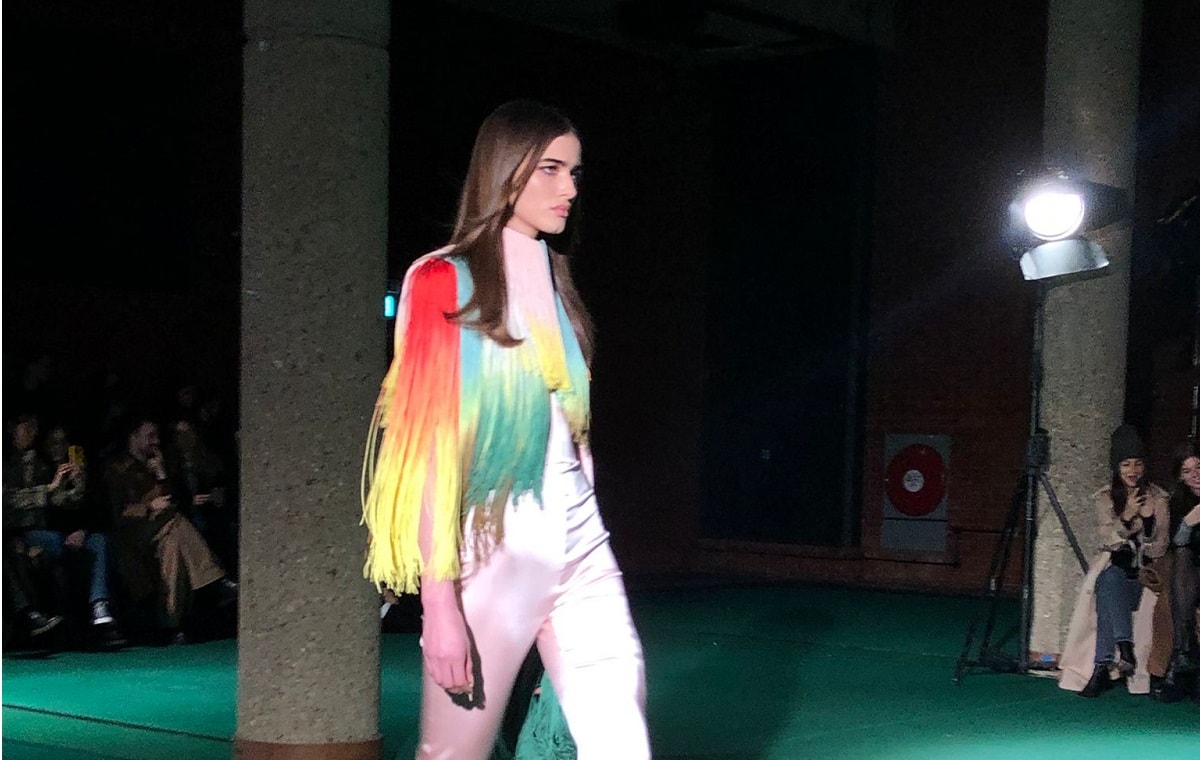 Un momento dello show di Halpern	