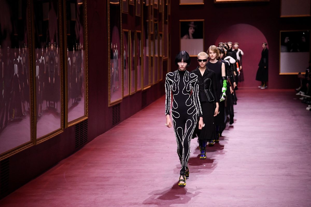 The finale of the Dior fall-winter 2022/23 show
