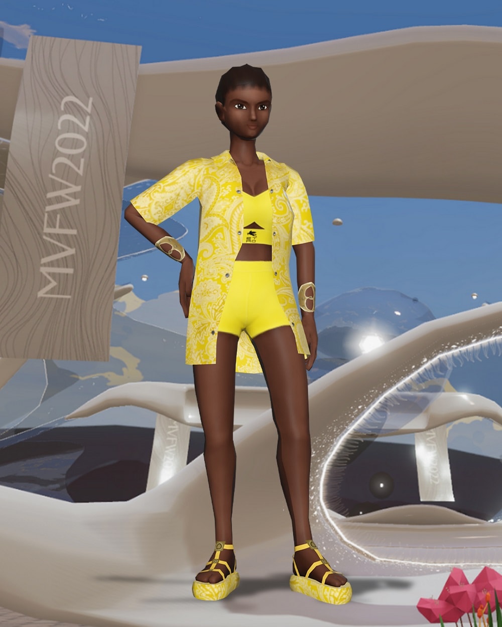 A digital look by Etro (courtesy of Etro) 