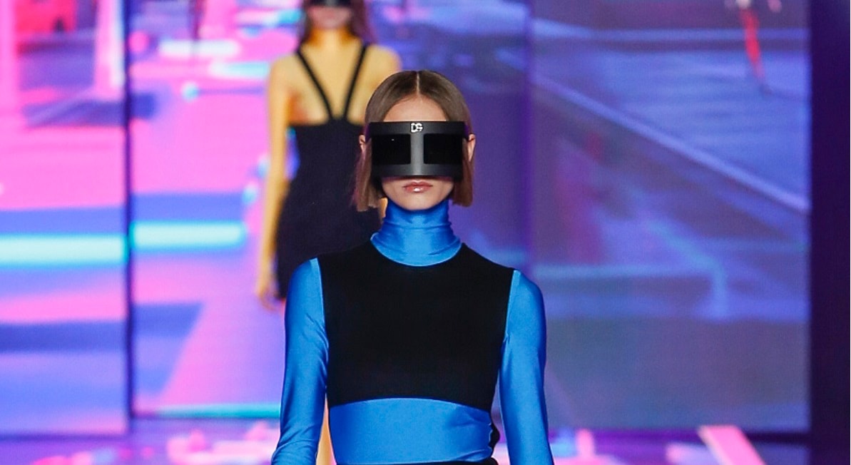 A look from f-w 2022-23 Dolce&Gabbana show 